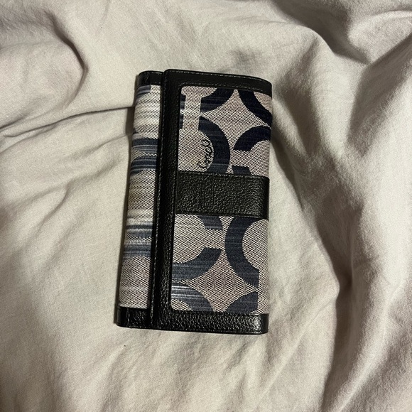Coach Handbags - Coach Black and Gray Wallet. TRYING TO SELL ASAP